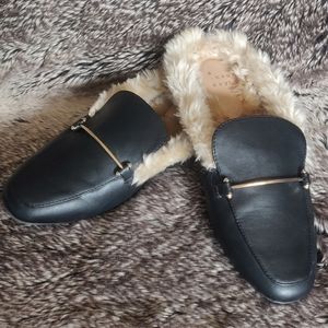A New Day Target Rebe Faux Fur Mules